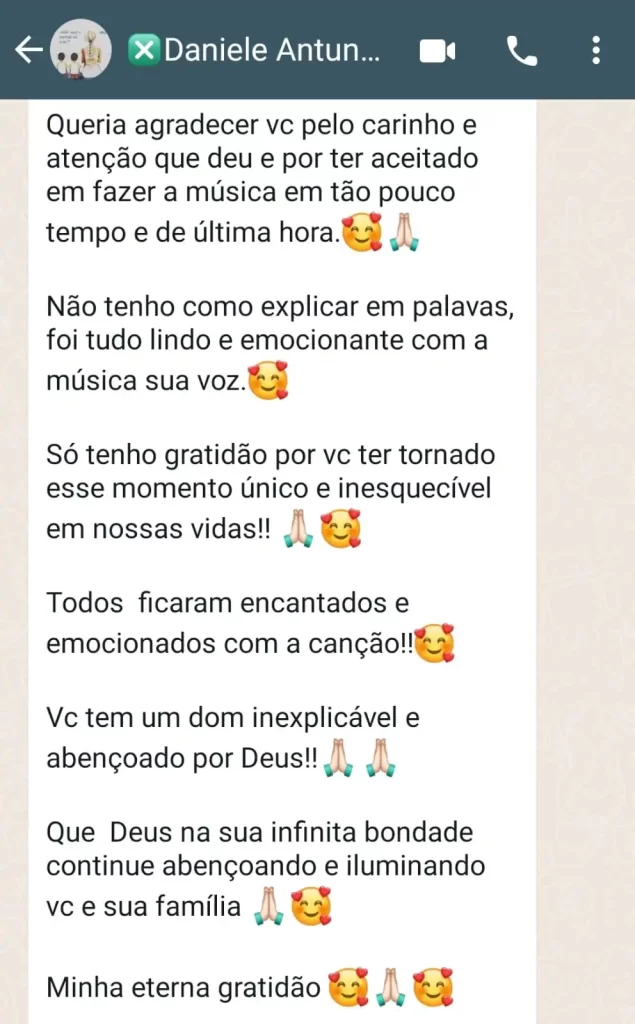 Musica para Cha Revelação Personalizada - Depoimentos 38