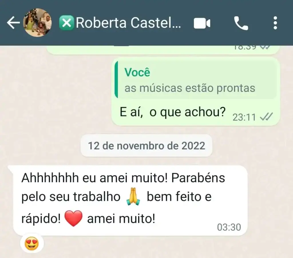 Musica para Cha Revelação Personalizada - Depoimentos 27