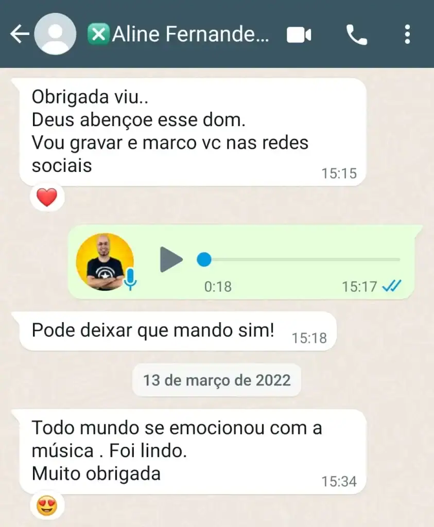 Musica para Cha Revelação Personalizada - Depoimentos 16
