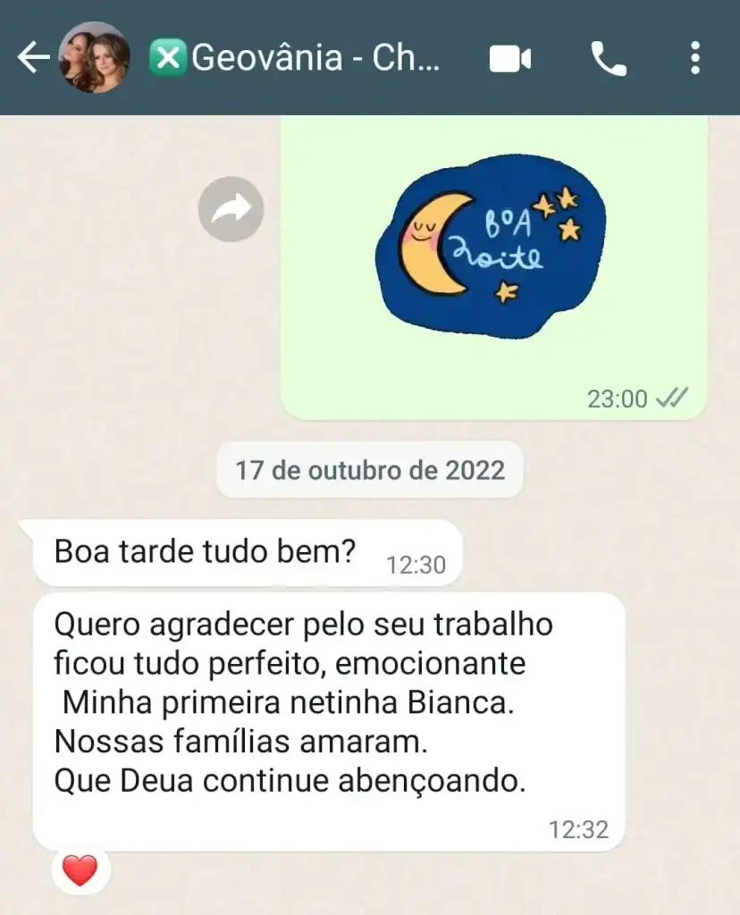 Musica para Cha Revelação Personalizada - Depoimentos 15